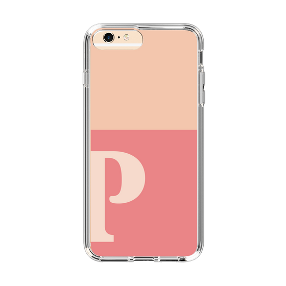 Slim Protection Case［ Original - initial two tone - P pink ］