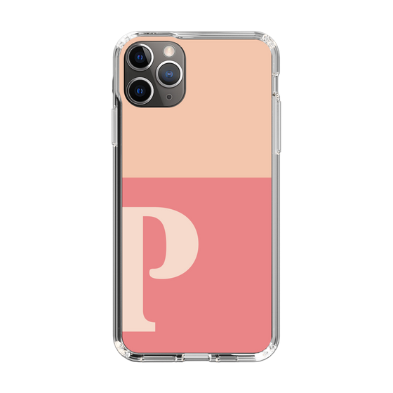 Slim Protection Case［ Original - initial two tone - P pink ］