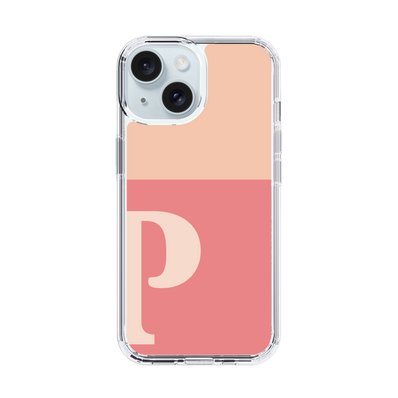 Slim Protection Case［ Original - initial two tone - P pink ］