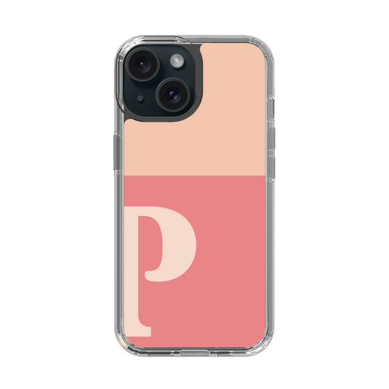 Slim Protection Case［ Original - initial two tone - P pink ］