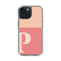 Slim Protection Case［ Original - initial two tone - P pink ］