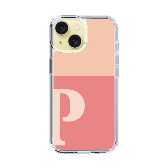Slim Protection Case［ Original - initial two tone - P pink ］