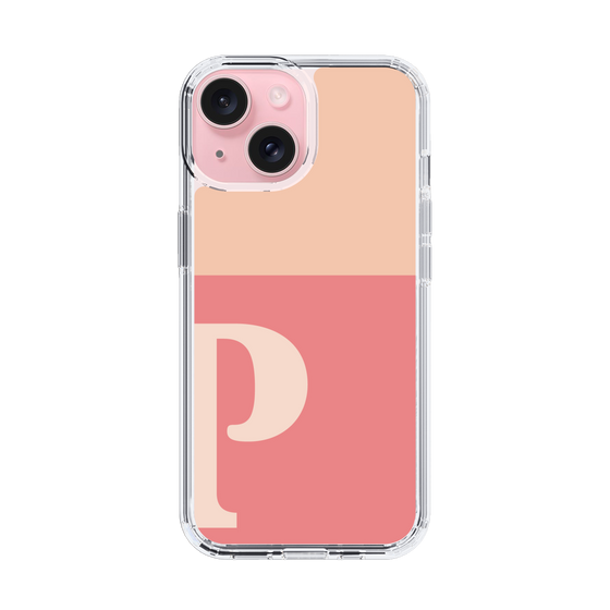 Slim Protection Case［ Original - initial two tone - P pink ］