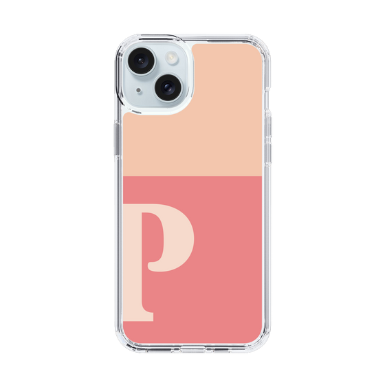 Slim Protection Case［ Original - initial two tone - P pink ］
