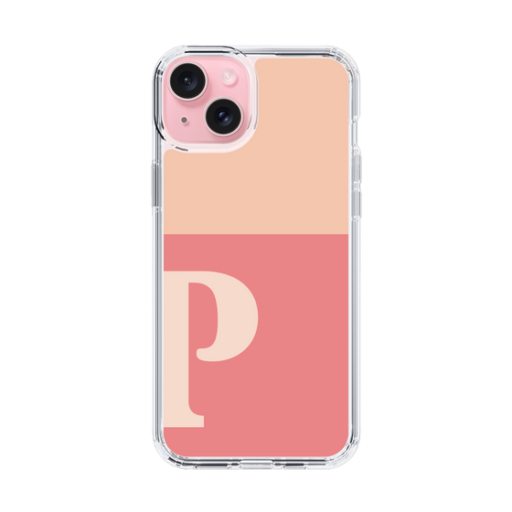 Slim Protection Case［ Original - initial two tone - P pink ］