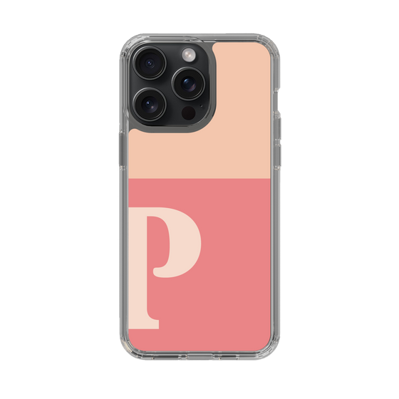 Slim Protection Case［ Original - initial two tone - P pink ］