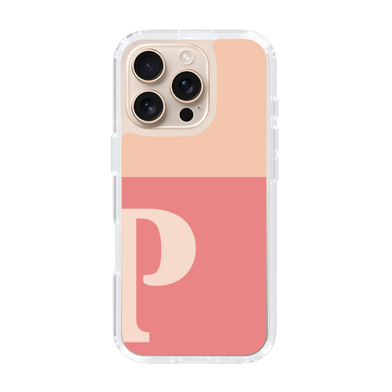Slim Protection Case［ オリジナル - initial two tone - P pink ］