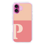 Slim Protection Case［ オリジナル - initial two tone - P pink ］