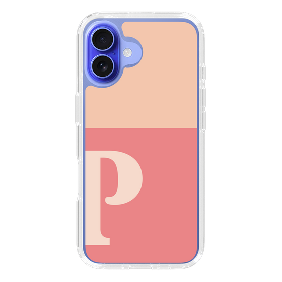 Slim Protection Case［ オリジナル - initial two tone - P pink ］
