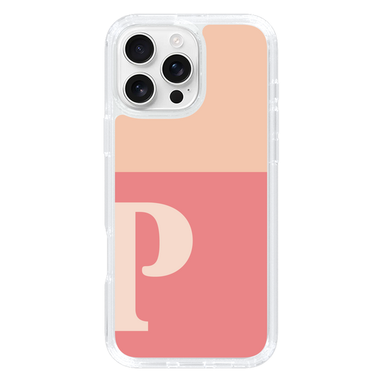 Slim Protection Case［ オリジナル - initial two tone - P pink ］