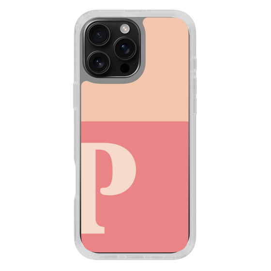 Slim Protection Case［ オリジナル - initial two tone - P pink ］