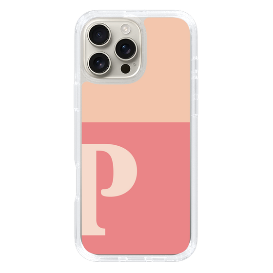 Slim Protection Case［ オリジナル - initial two tone - P pink ］