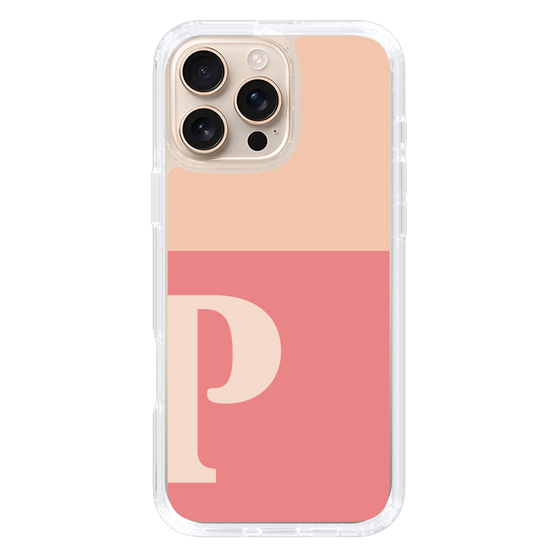 Slim Protection Case［ オリジナル - initial two tone - P pink ］