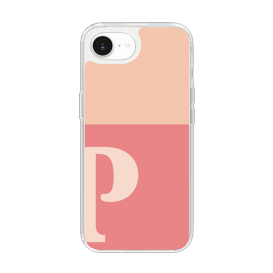 Slim Protection Case［ Original - initial two tone - P pink ］