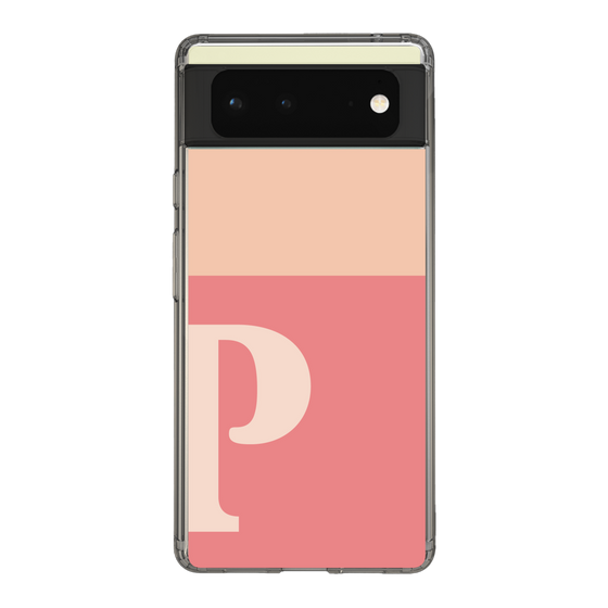 Slim Protection Case［ Original - initial two tone - P pink ］