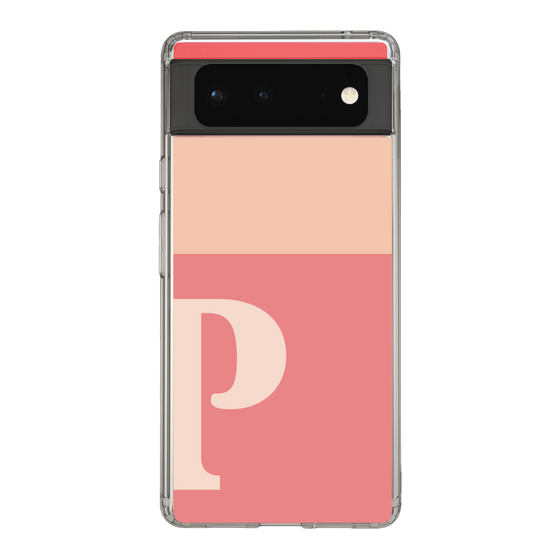 Slim Protection Case［ Original - initial two tone - P pink ］