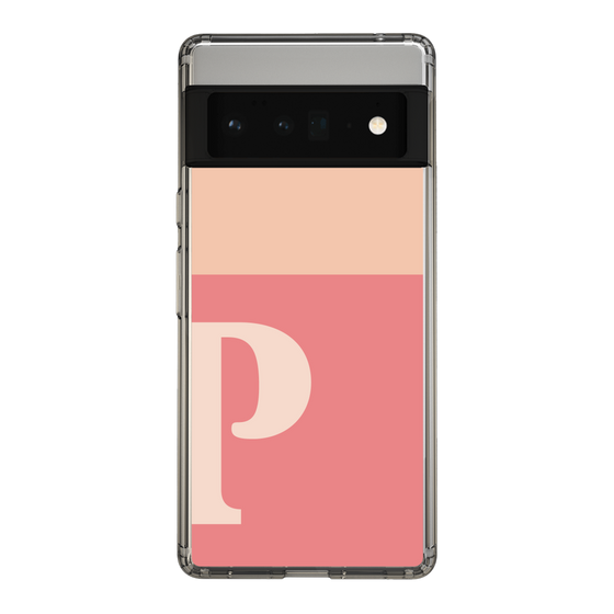 Slim Protection Case［ Original - initial two tone - P pink ］
