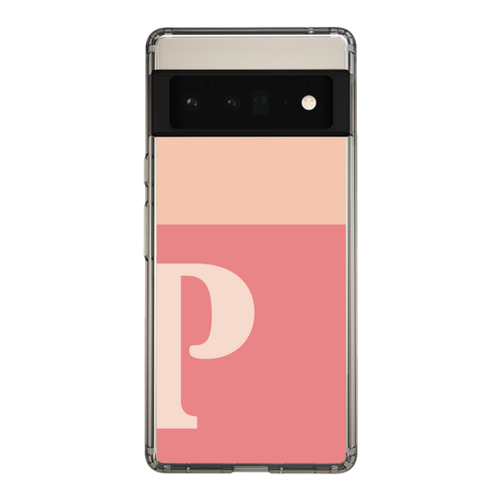 Slim Protection Case［ Original - initial two tone - P pink ］