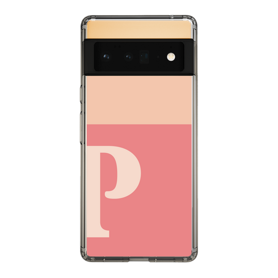 Slim Protection Case［ Original - initial two tone - P pink ］