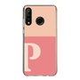 Slim Protection Case［ Original - initial two tone - P pink ］
