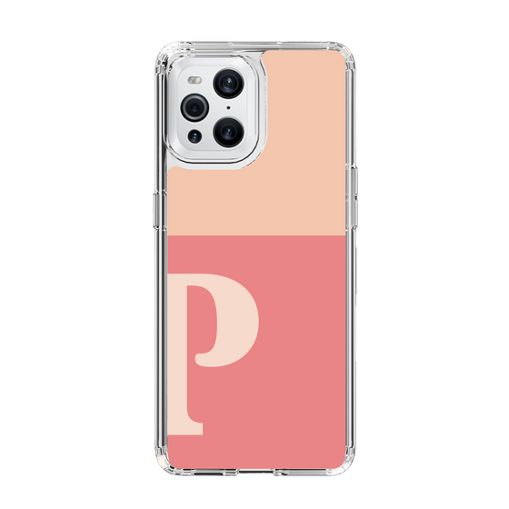 Slim Protection Case［ Original - initial two tone - P pink ］