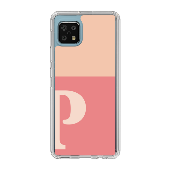 Slim Protection Case［ Original - initial two tone - P pink ］