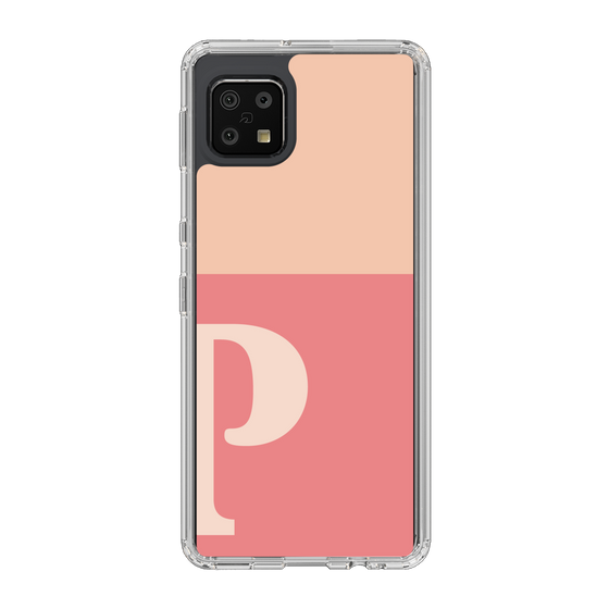 Slim Protection Case［ Original - initial two tone - P pink ］