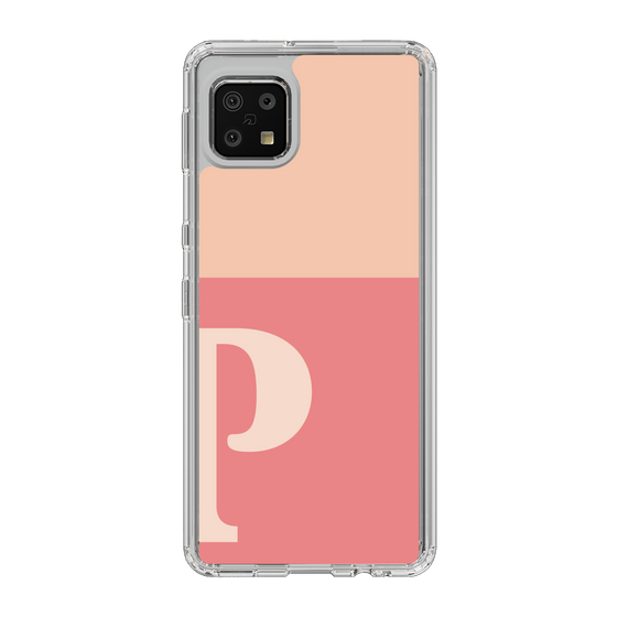 Slim Protection Case［ Original - initial two tone - P pink ］