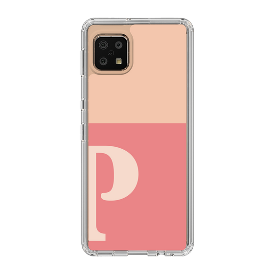 Slim Protection Case［ Original - initial two tone - P pink ］