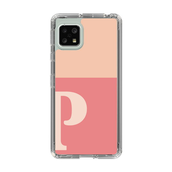 Slim Protection Case［ Original - initial two tone - P pink ］