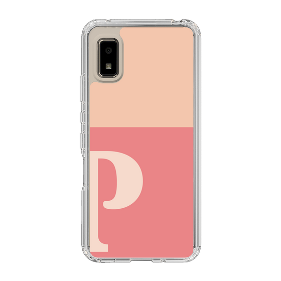 Slim Protection Case［ Original - initial two tone - P pink ］