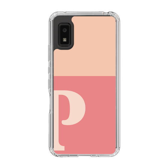 Slim Protection Case［ Original - initial two tone - P pink ］