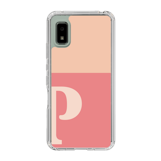 Slim Protection Case［ Original - initial two tone - P pink ］