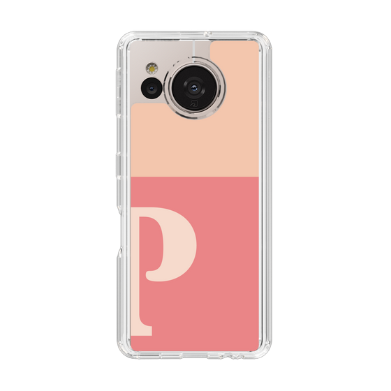 Slim Protection Case［ Original - initial two tone - P pink ］