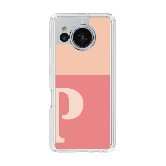 Slim Protection Case［ Original - initial two tone - P pink ］