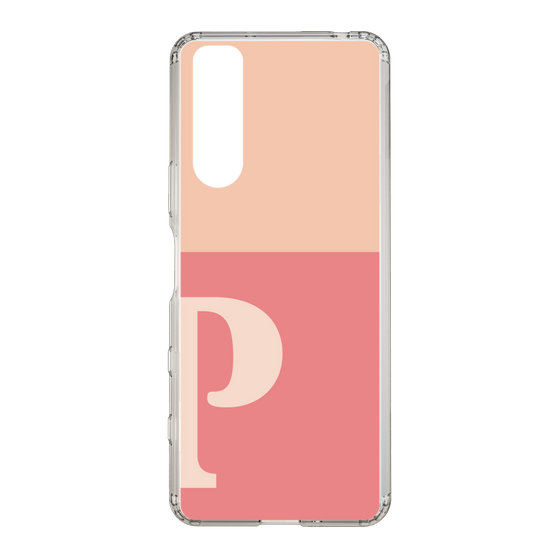 Slim Protection Case［ Original - initial two tone - P pink ］
