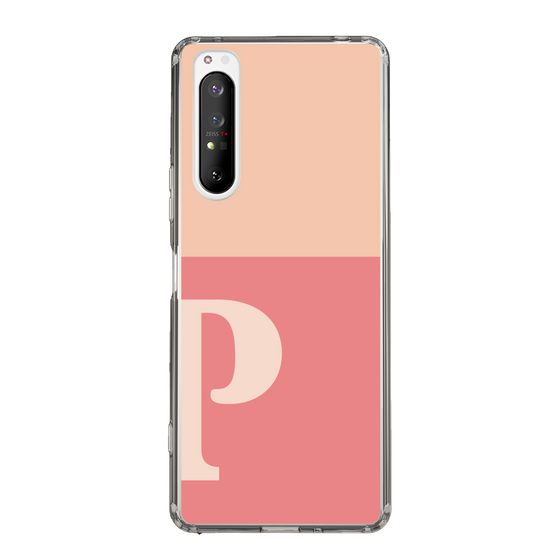 Slim Protection Case［ Original - initial two tone - P pink ］