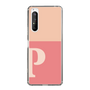 Slim Protection Case［ Original - initial two tone - P pink ］
