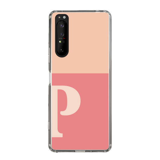 Slim Protection Case［ Original - initial two tone - P pink ］