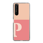 Slim Protection Case［ Original - initial two tone - P pink ］