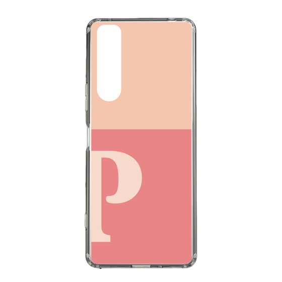 Slim Protection Case［ Original - initial two tone - P pink ］