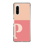 Slim Protection Case［ Original - initial two tone - P pink ］