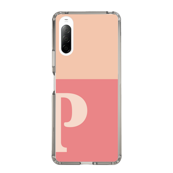 Slim Protection Case［ Original - initial two tone - P pink ］
