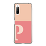 Slim Protection Case［ Original - initial two tone - P pink ］