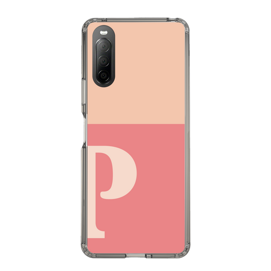 Slim Protection Case［ Original - initial two tone - P pink ］