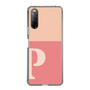 Slim Protection Case［ Original - initial two tone - P pink ］