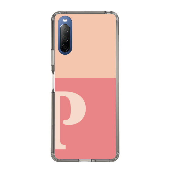 Slim Protection Case［ Original - initial two tone - P pink ］