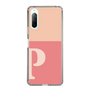 Slim Protection Case［ Original - initial two tone - P pink ］