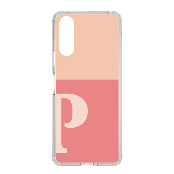 Slim Protection Case［ Original - initial two tone - P pink ］