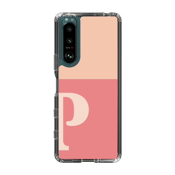 Slim Protection Case［ Original - initial two tone - P pink ］